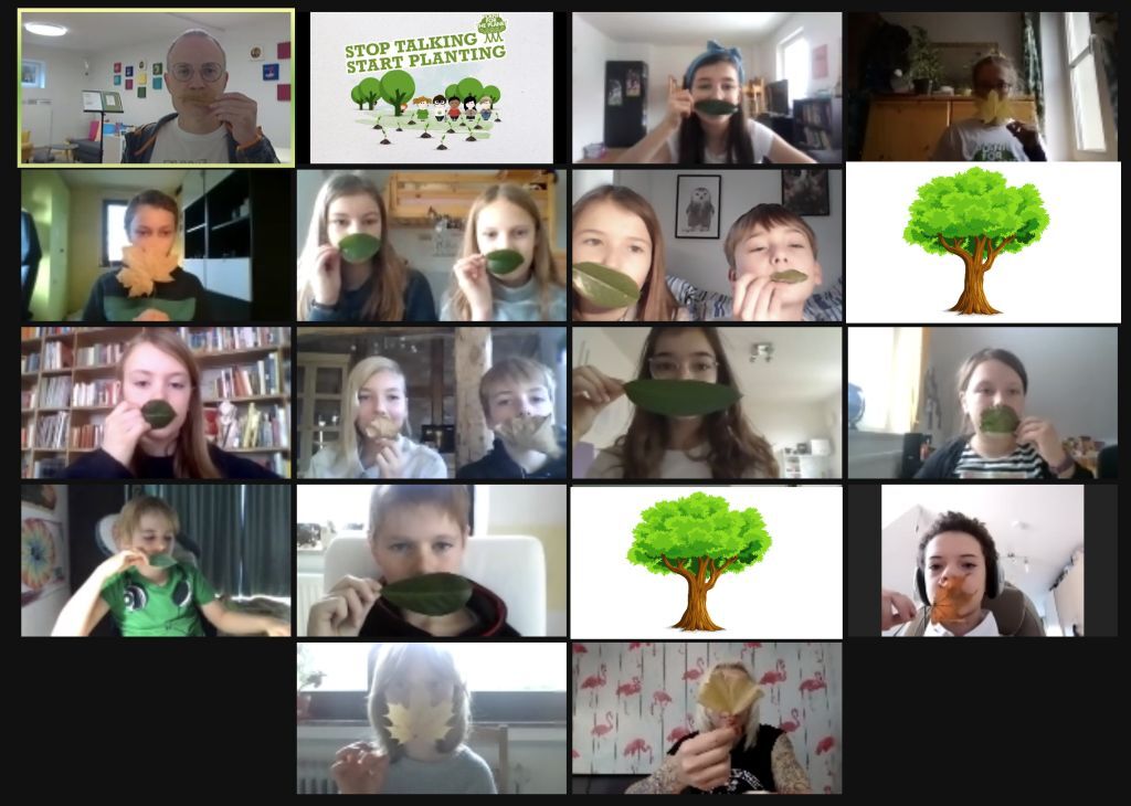 climate justice ambassadors at a Plant-for-the-Planet academy